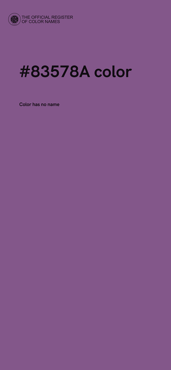 #83578A color image