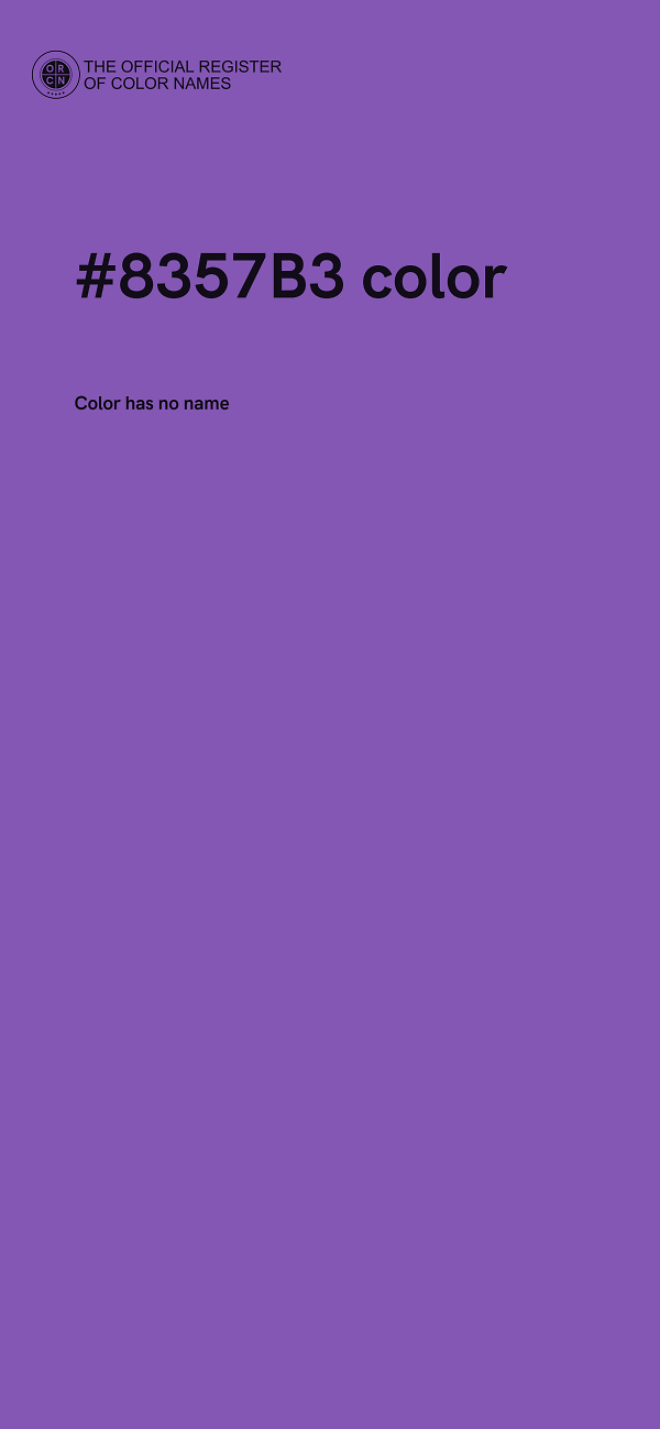 #8357B3 color image