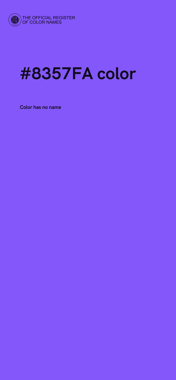 #8357FA color image
