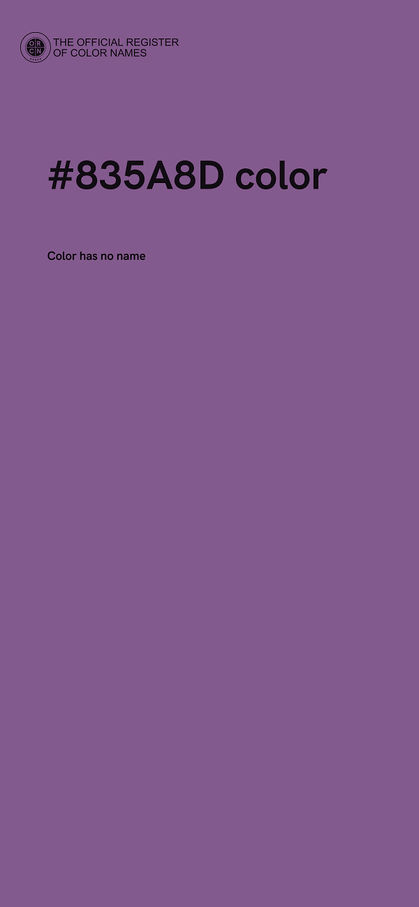 #835A8D color image