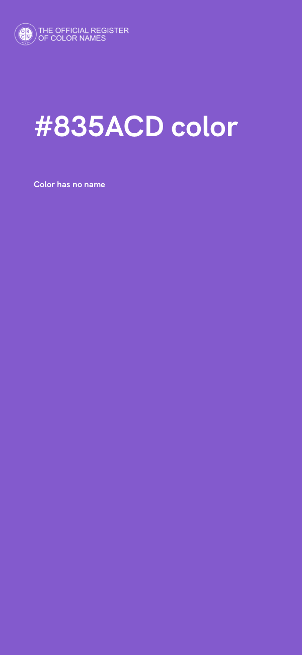 #835ACD color image