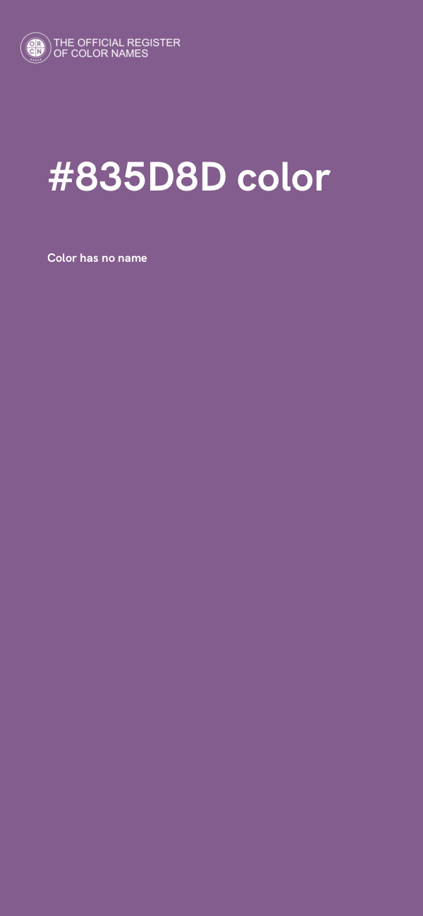 #835D8D color image