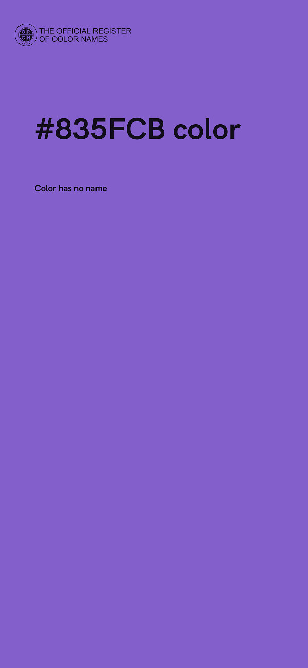 #835FCB color image