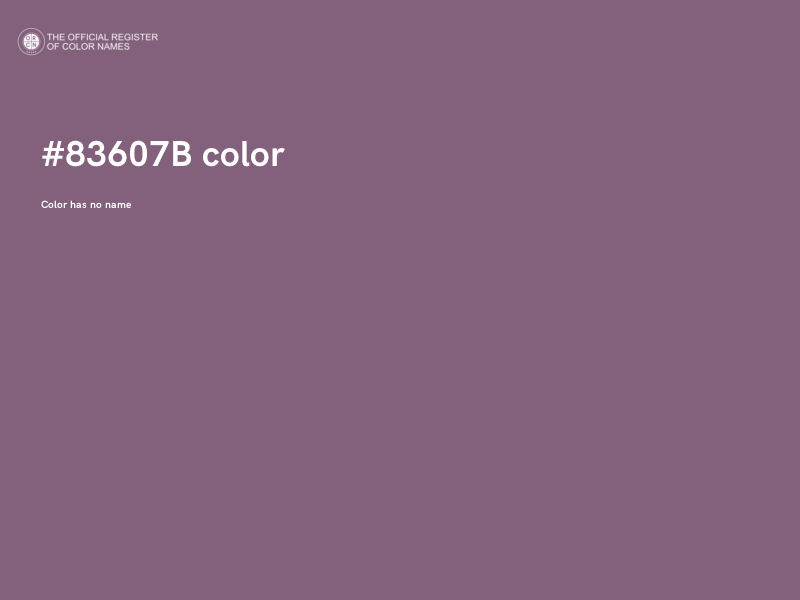 #83607B color image