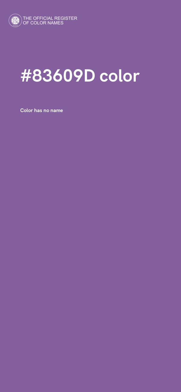 #83609D color image