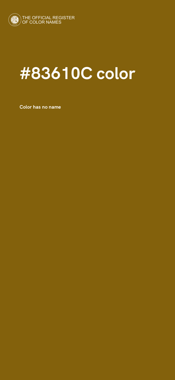 #83610C color image