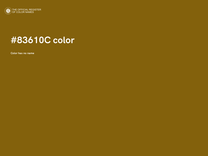 #83610C color image