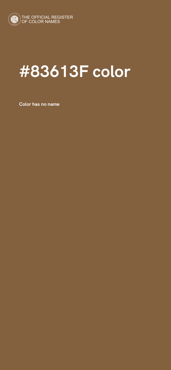 #83613F color image