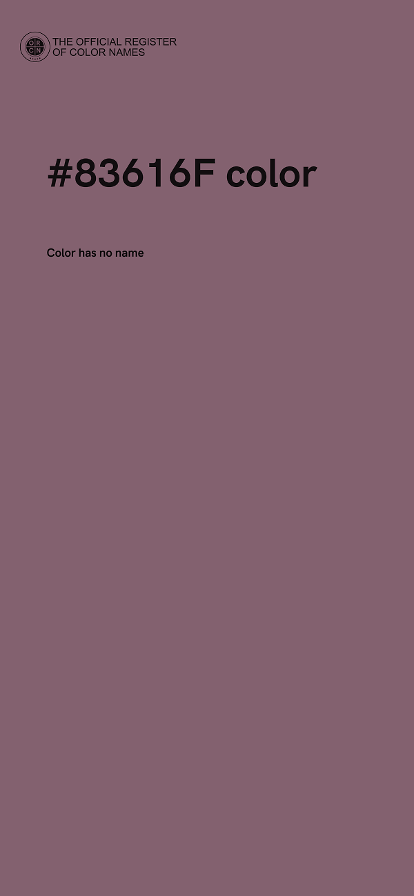 #83616F color image
