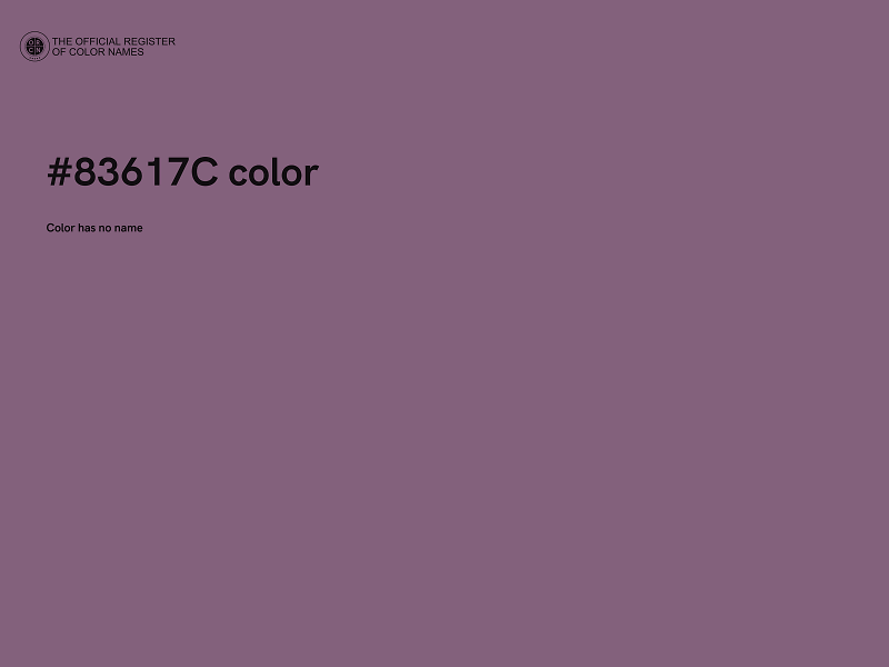 #83617C color image