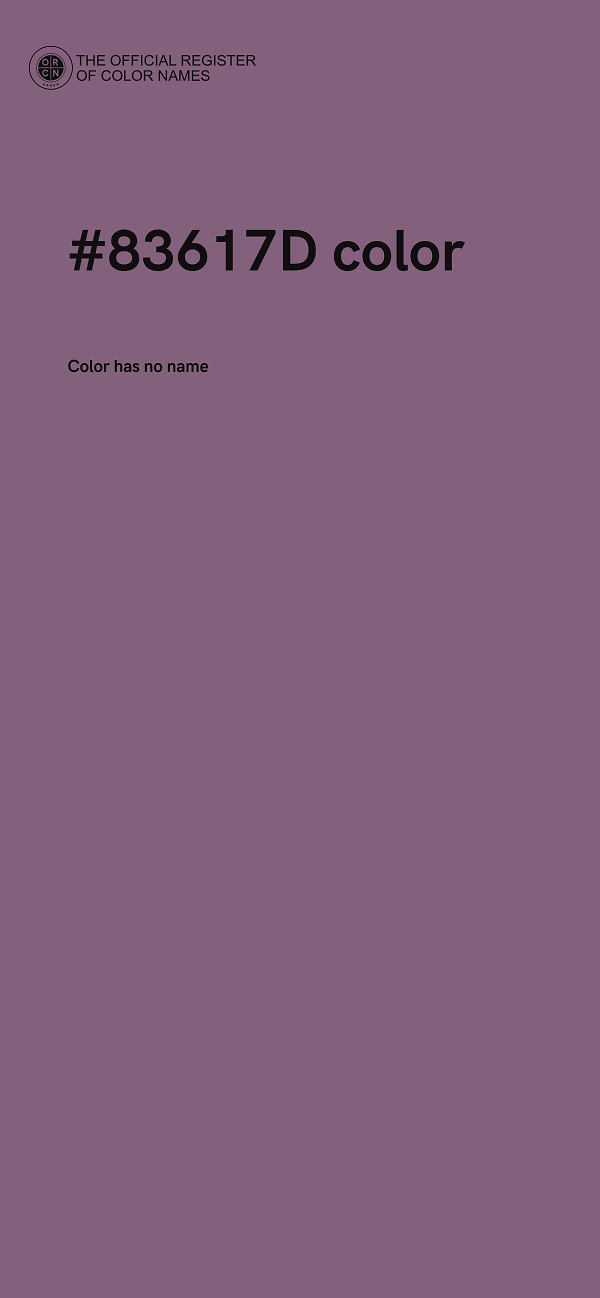#83617D color image