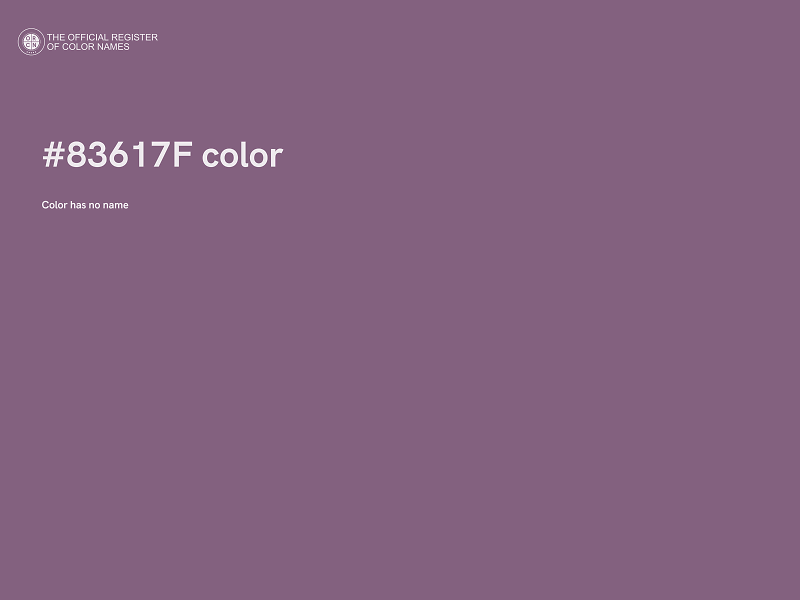 #83617F color image