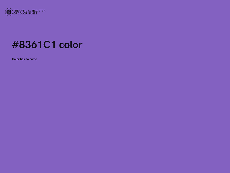 #8361C1 color image