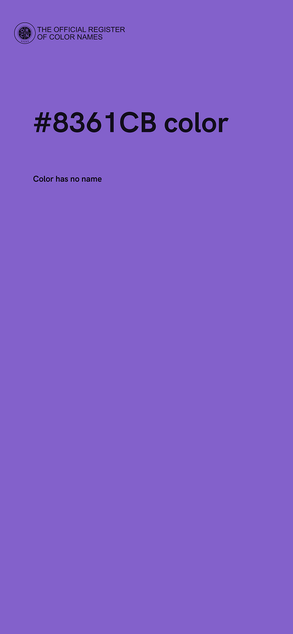 #8361CB color image