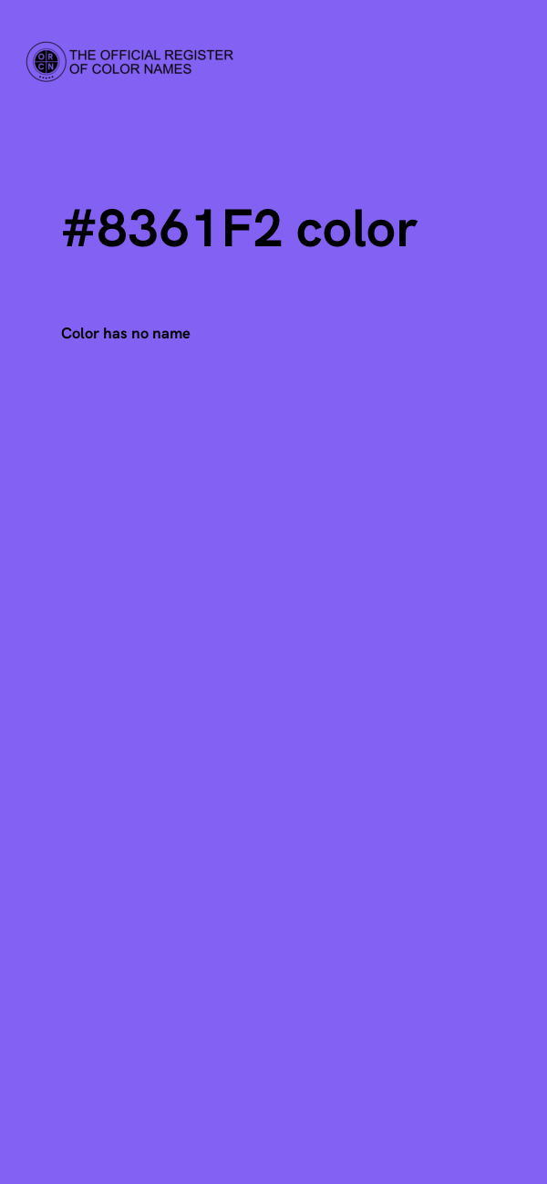 #8361F2 color image