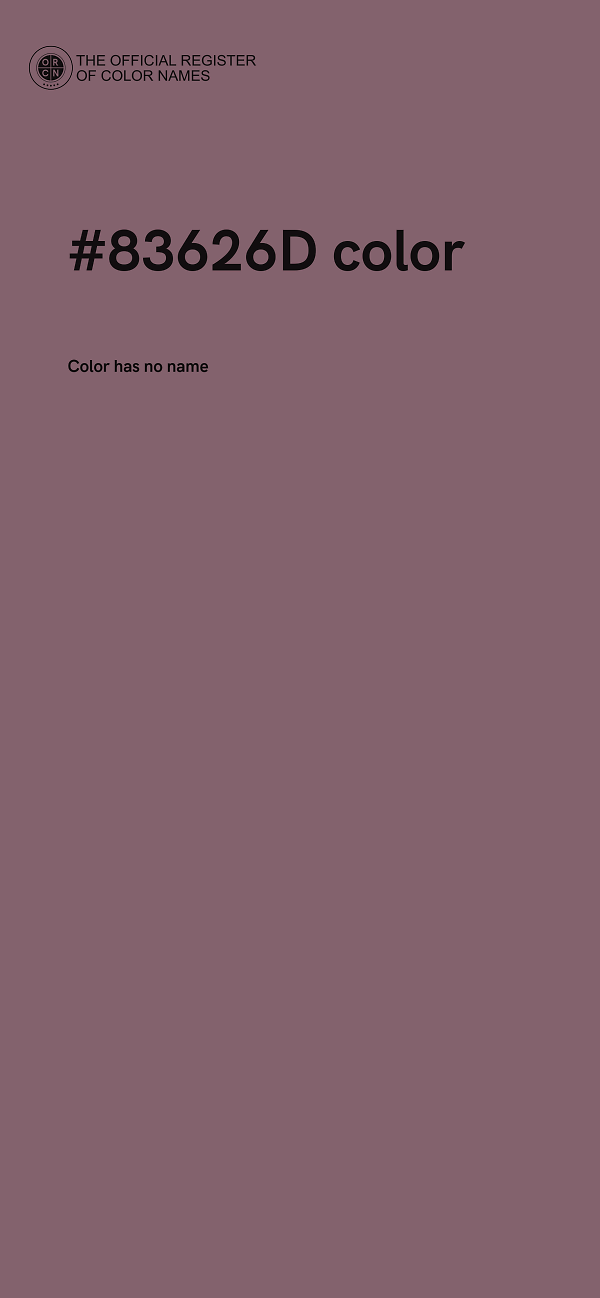 #83626D color image