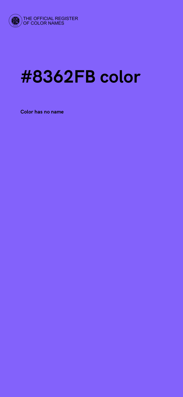 #8362FB color image
