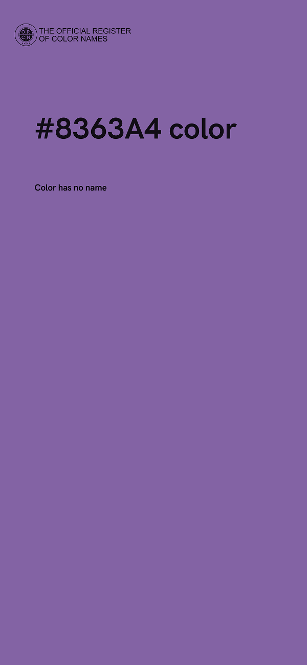 #8363A4 color image