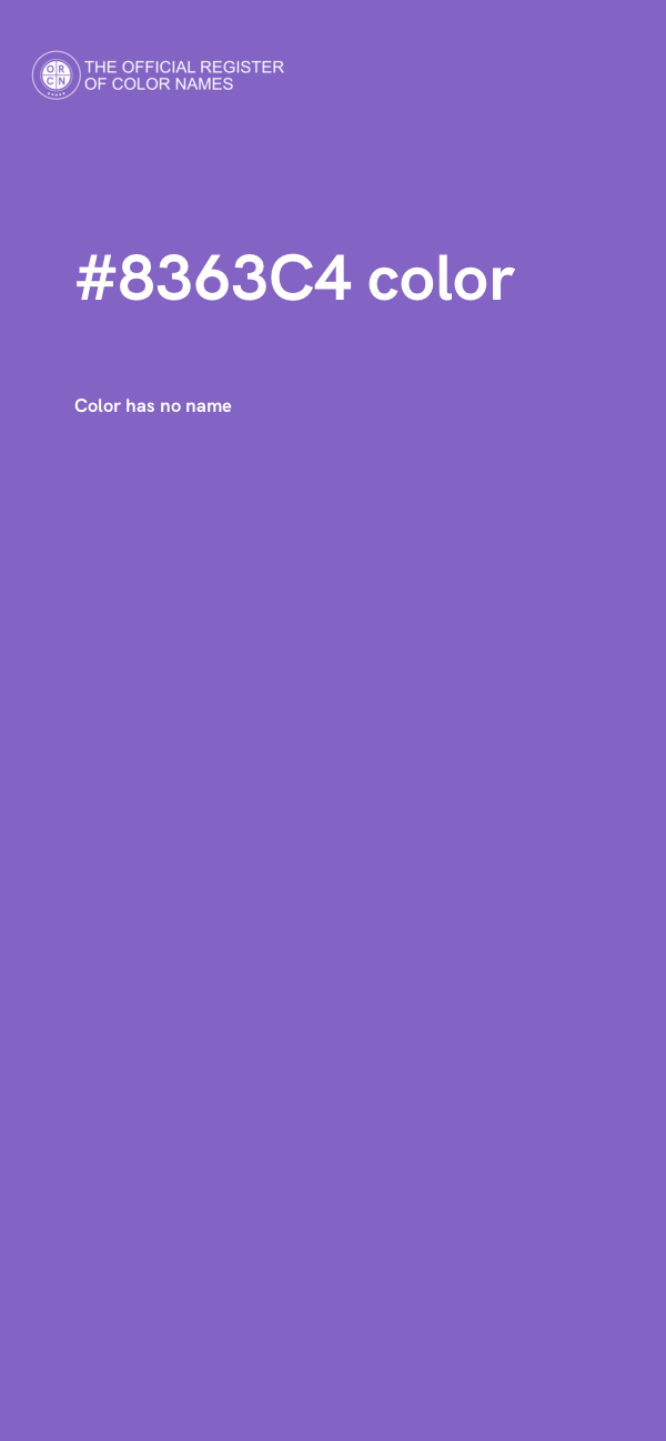 #8363C4 color image