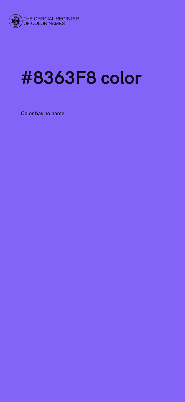 #8363F8 color image