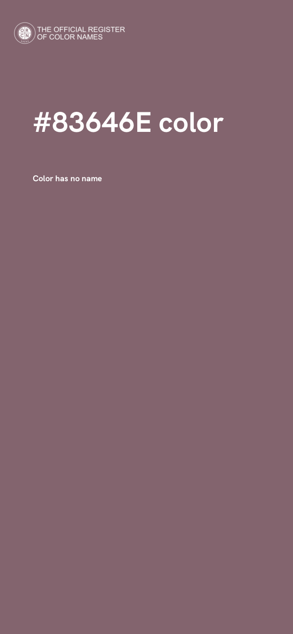 #83646E color image