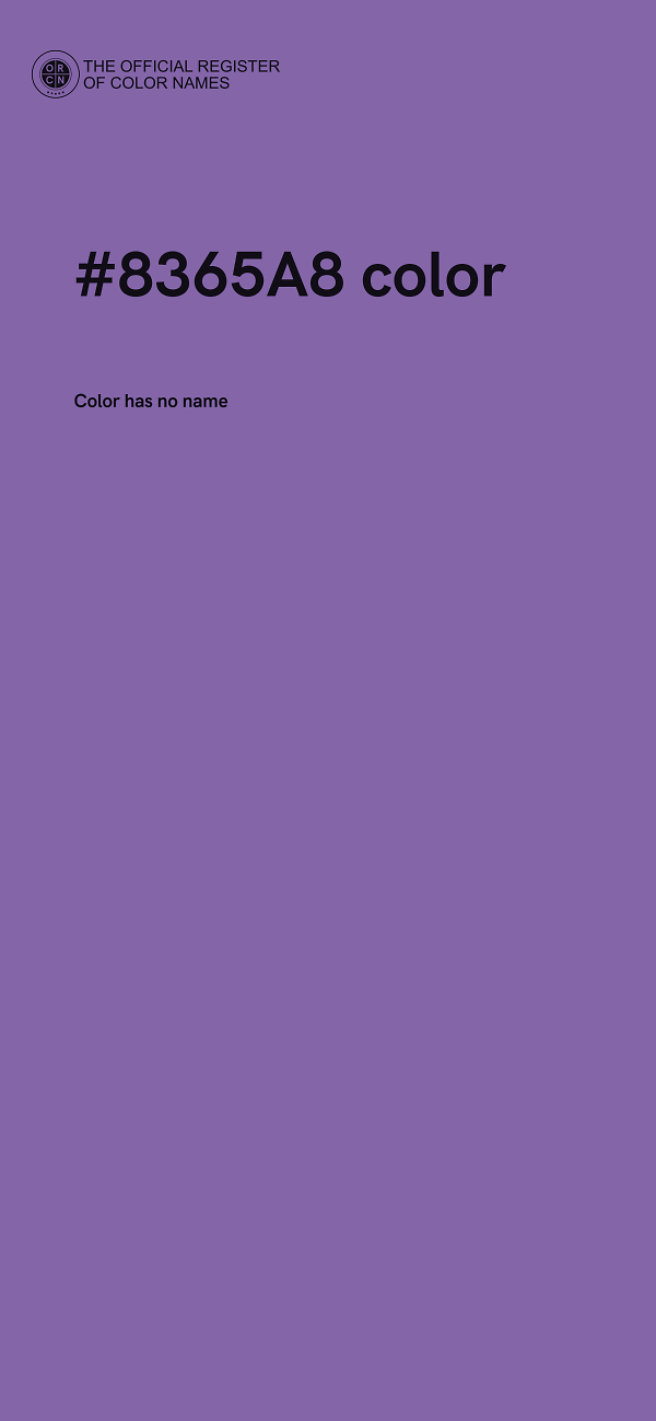 #8365A8 color image