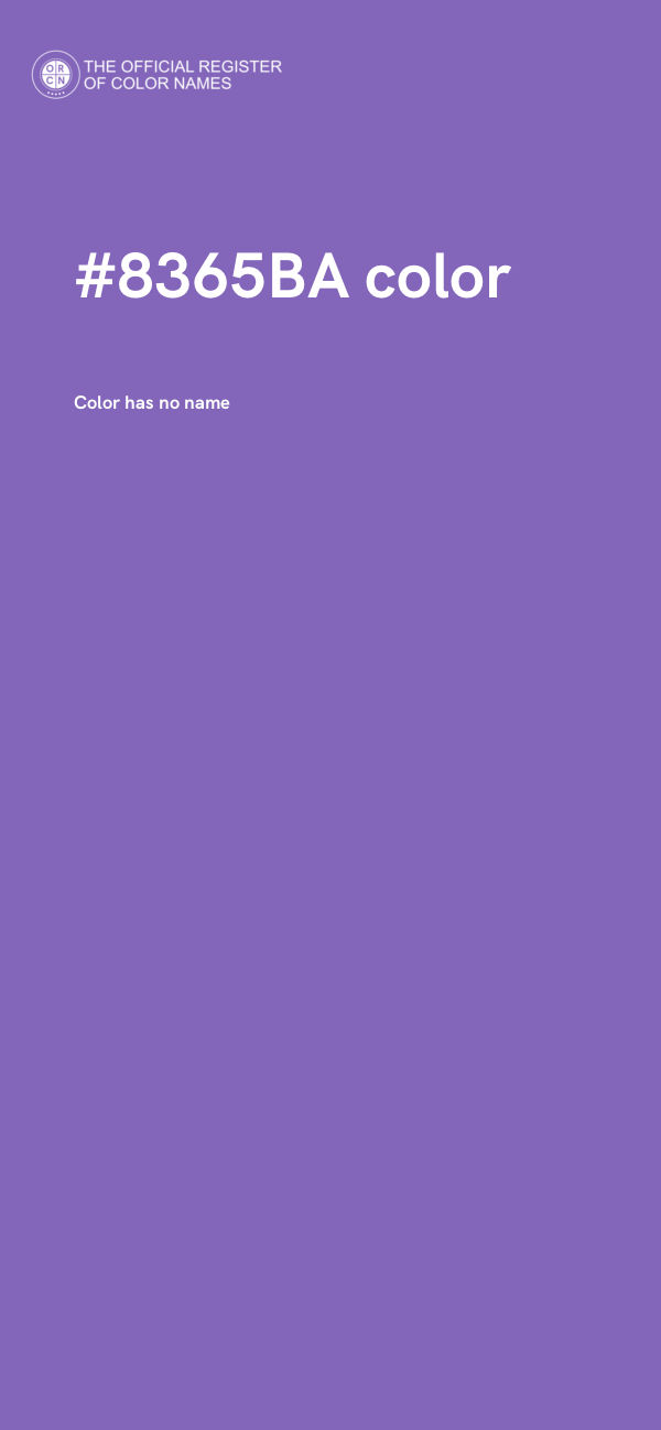 #8365BA color image