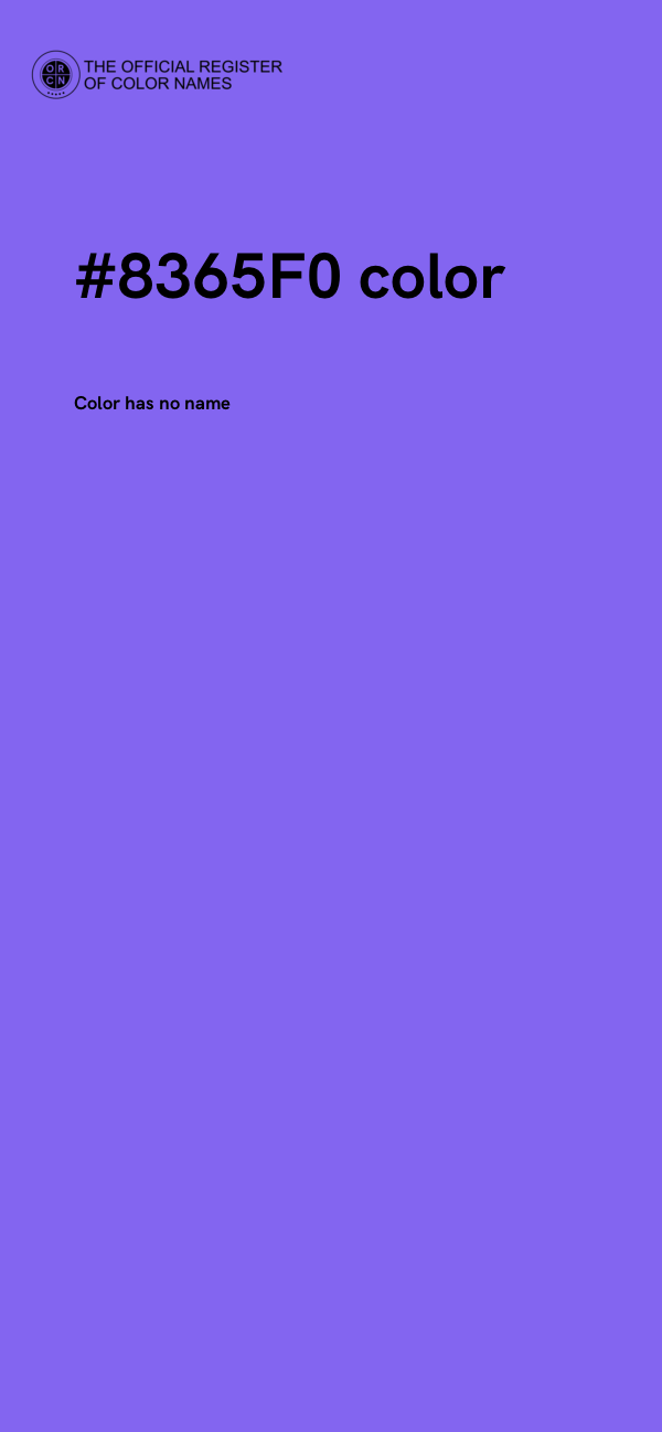 #8365F0 color image
