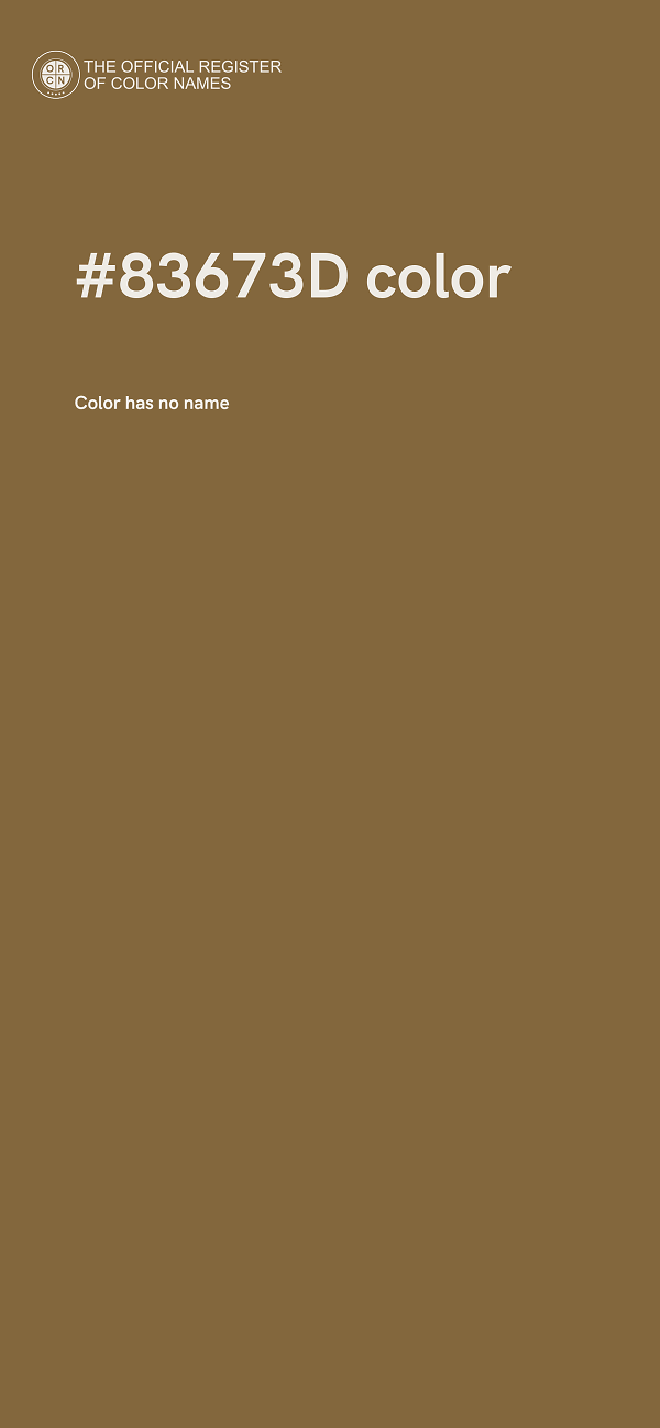 #83673D color image