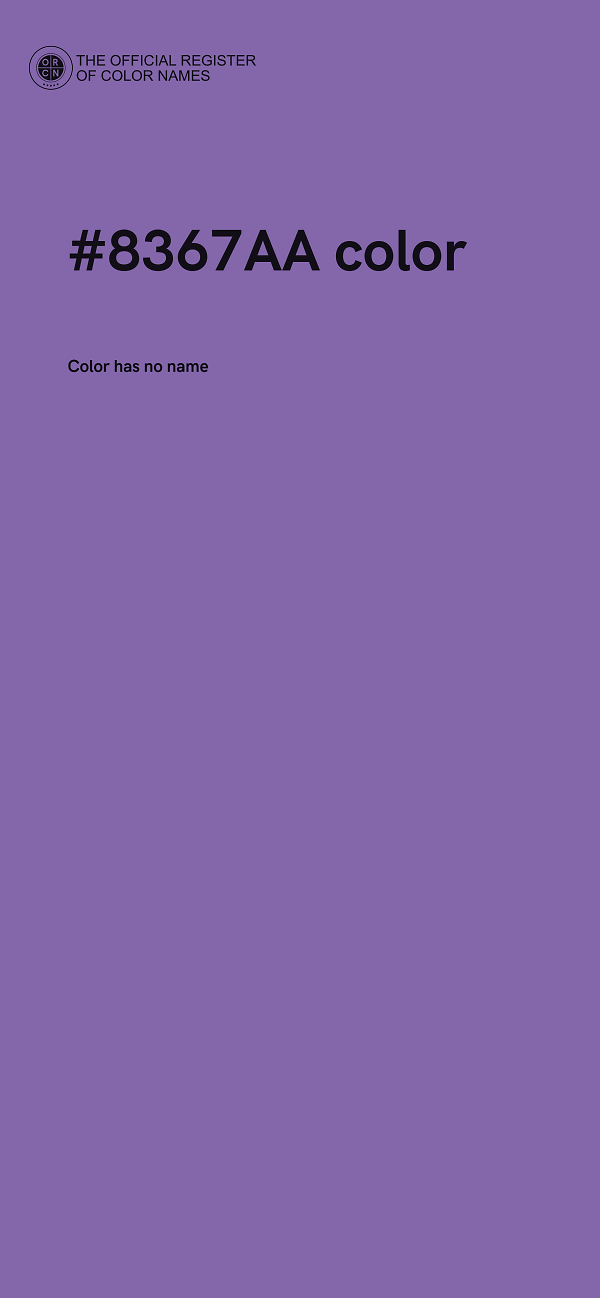 #8367AA color image