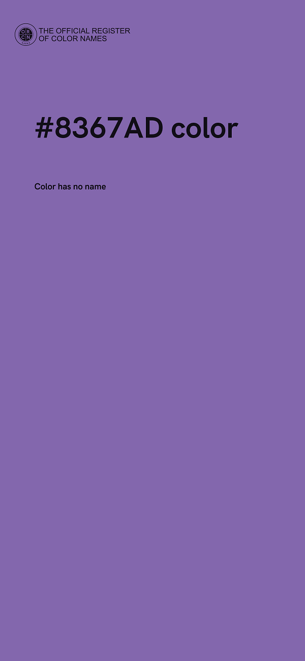 #8367AD color image