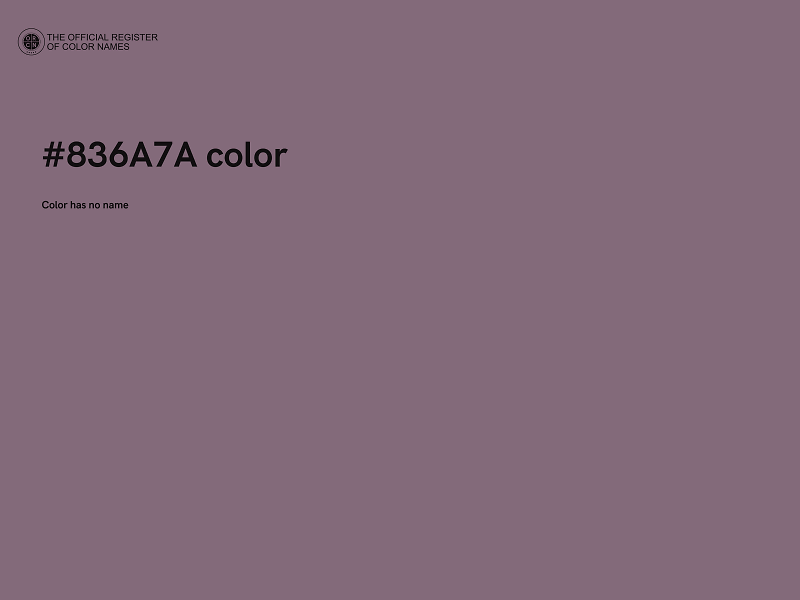 #836A7A color image