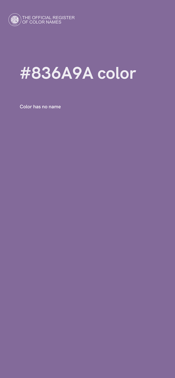 #836A9A color image