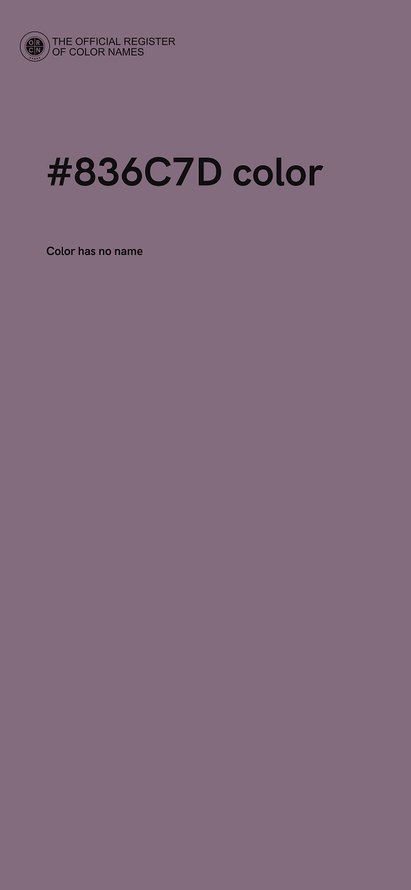 #836C7D color image
