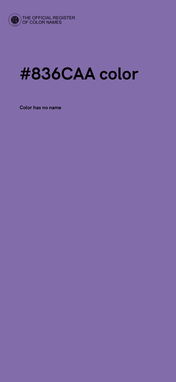 #836CAA color image