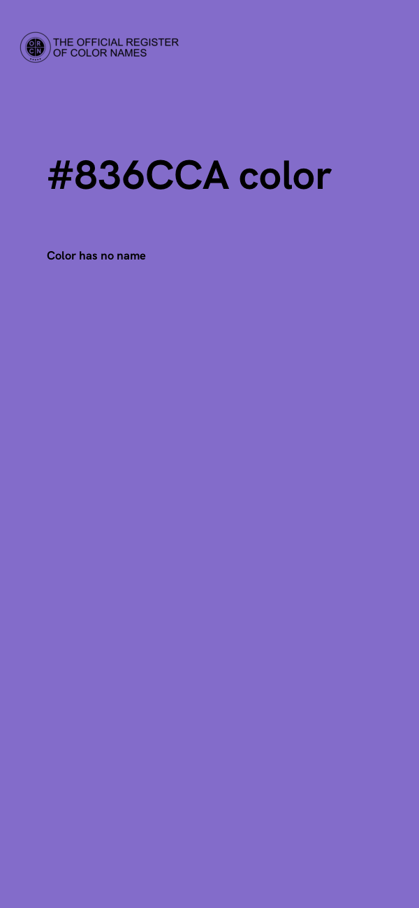 #836CCA color image