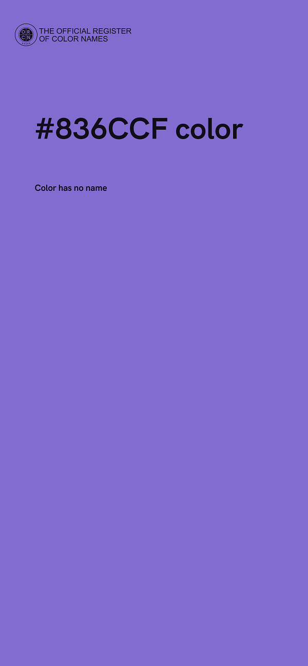 #836CCF color image