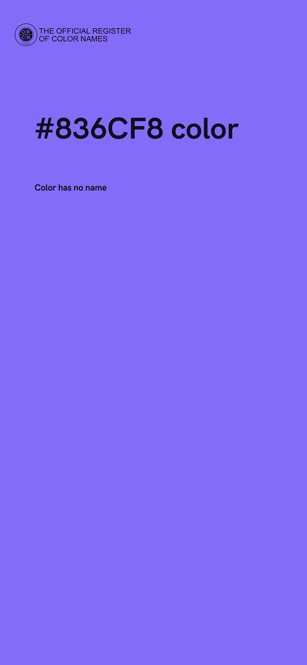#836CF8 color image