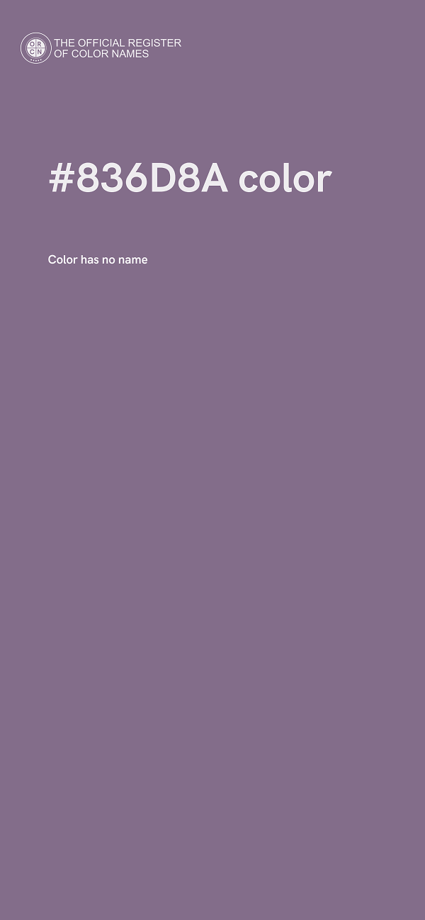 #836D8A color image