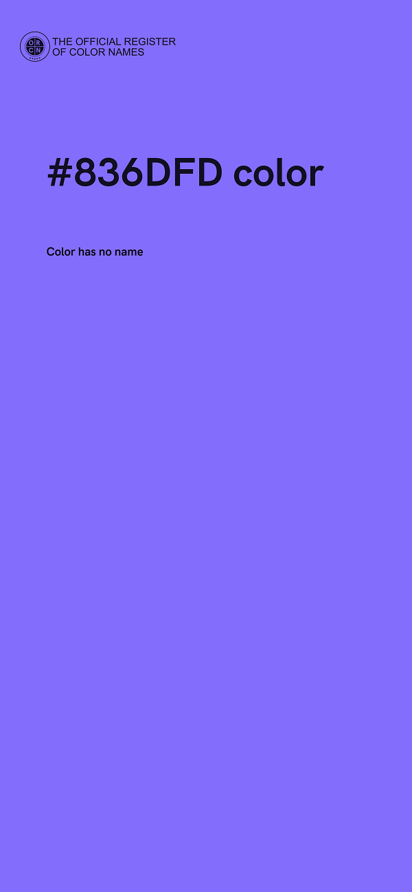 #836DFD color image
