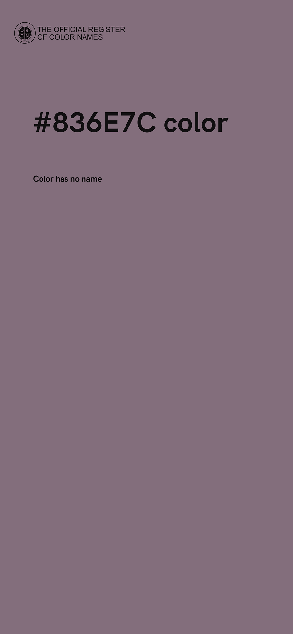 #836E7C color image
