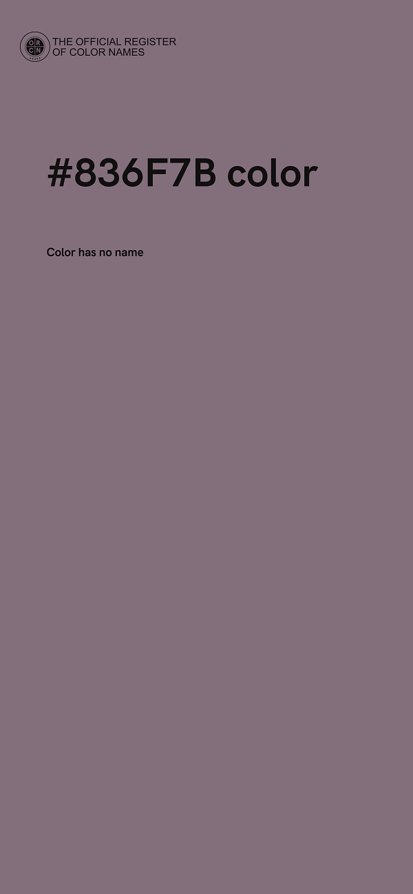 #836F7B color image