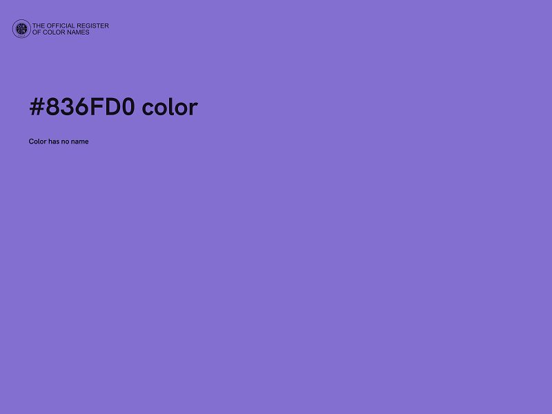 #836FD0 color image