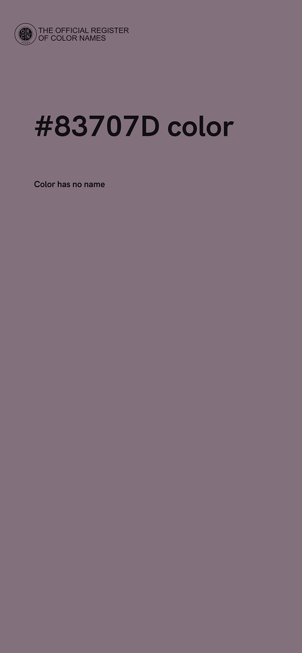 #83707D color image