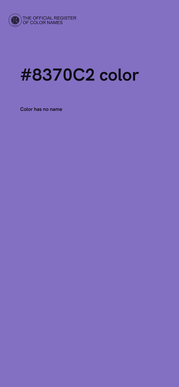 #8370C2 color image
