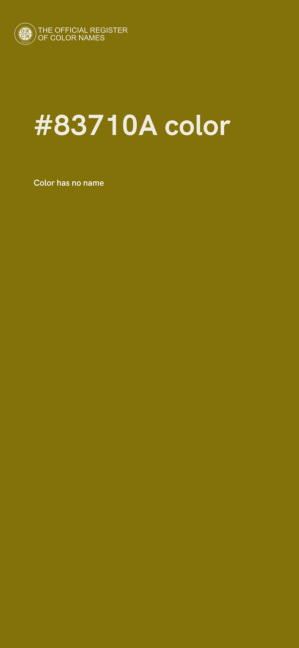 #83710A color image