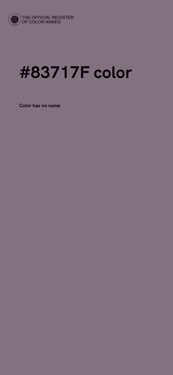#83717F color image
