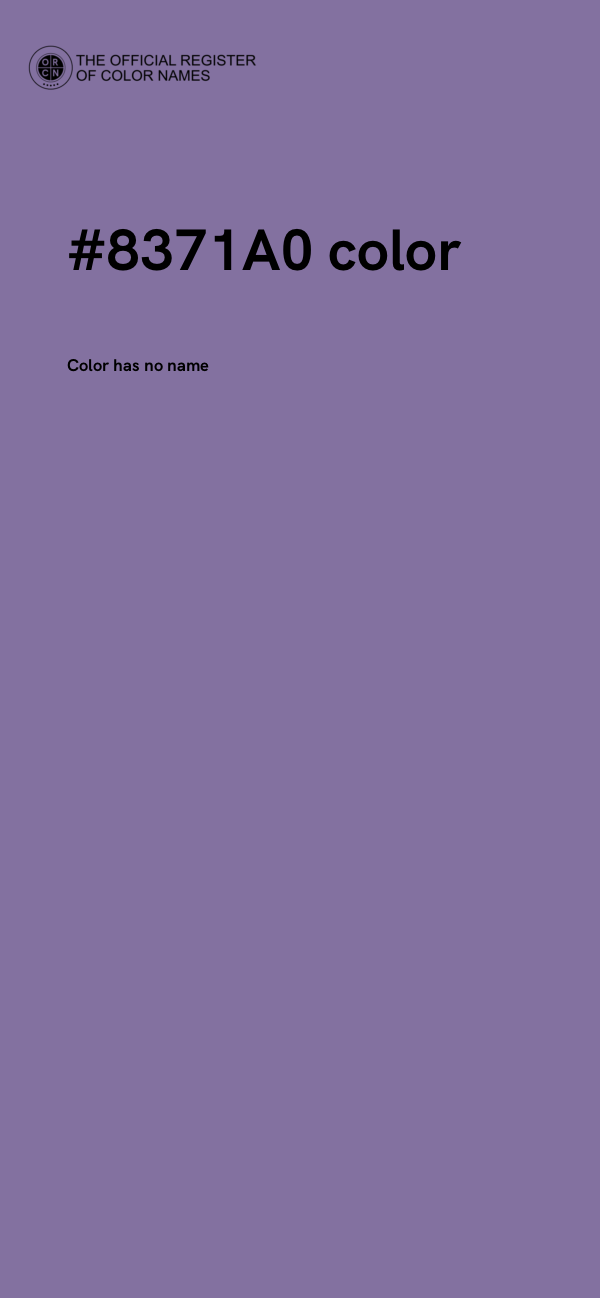 #8371A0 color image