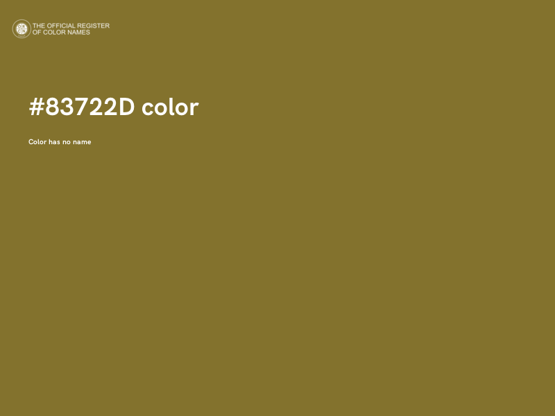 #83722D color image