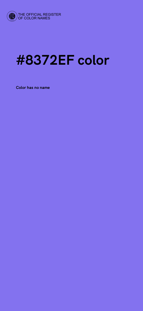 #8372EF color image